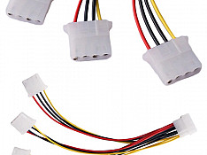 4 Pin Molex To 3 IDE Port Cable Sumqayıt