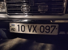 Avtomobil qeydiyyat nişanı - 10-VX-097 Şamaxı