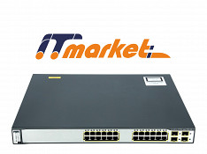 Cisco Catalyst 3750G 24 Port Gigabit POE Switch Баку