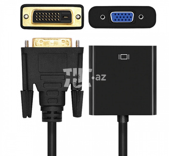 DVI-D / DVI 24+1 to VGA Adapter Cable 15 AZN Tut.az Бесплатные Объявления в Баку, Азербайджане