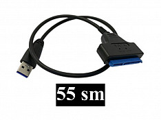 USB 3.0 SATA HDD Adapter Cable 55sm Sumqayıt