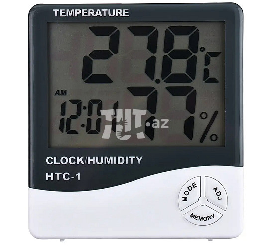 Термометр-гигрометр-часы KTJ-TA218A 22 AZN Торг возможен Tut.az Бесплатные Объявления в Баку, Азербайджане