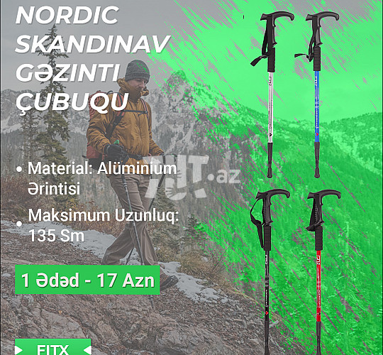 Skandinav Gəzinti Çubuqu Trekking Poles 18 AZN Tut.az Бесплатные Объявления в Баку, Азербайджане