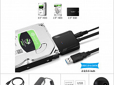 USB 3.0 to SATA 2,5/3,5 inch HDD SSD Cable with 12V/2A Adapter Sumqayıt
