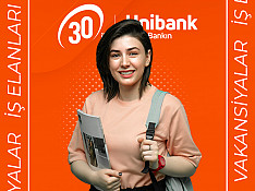 Unibank vakansiya elan edir: Ümumi işlər üzrə könüllü Bakı