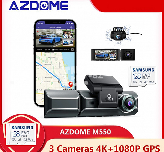 Azdome M550 + 128GB Samsung yaddaş kartı ,  208 AZN , Баку на сайте Tut.az Бесплатные Объявления в Баку, Азербайджане