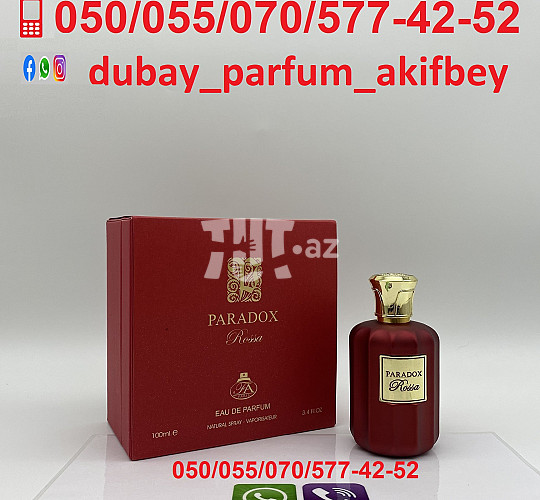 Paradox Rossa for Women Eau De Parfum 50 AZN Tut.az Pulsuz Elanlar Saytı - Əmlak, Avto, İş, Geyim, Mebel