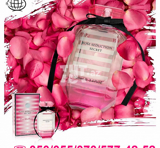 Rose Seduction Secret Eau De Parfum for Women ətir 36 AZN Tut.az Pulsuz Elanlar Saytı - Əmlak, Avto, İş, Geyim, Mebel