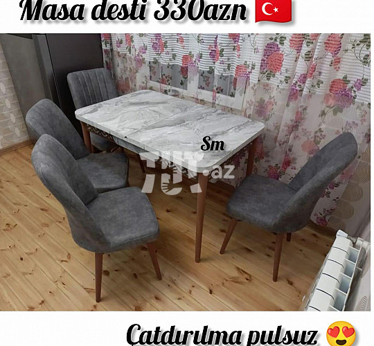 Masa və oturacaqlar, 330 AZN, Bakı-da Stol Stul alqı satqı elanları