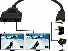 1 Input 2 HDMI Compatible Splitter Cable Сумгаит