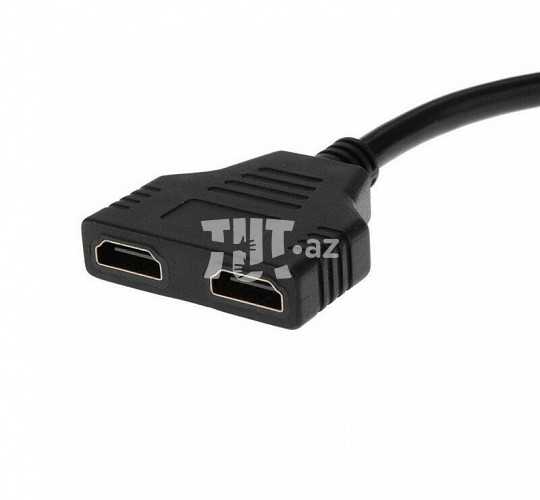 1 Input 2 HDMI Compatible Splitter Cable 10 AZN Tut.az Pulsuz Elanlar Saytı - Əmlak, Avto, İş, Geyim, Mebel