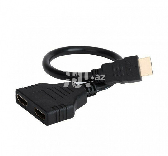 1 Input 2 HDMI Compatible Splitter Cable 10 AZN Tut.az Pulsuz Elanlar Saytı - Əmlak, Avto, İş, Geyim, Mebel
