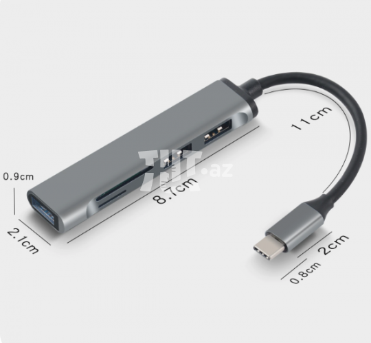 USB Hub Type-C 14 AZN Tut.az Pulsuz Elanlar Saytı - Əmlak, Avto, İş, Geyim, Mebel