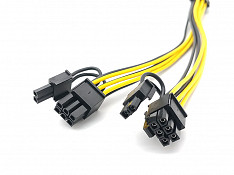 PCI Express 6 Pin to dual 8(6+2) Pin Power Converter Cable Сумгаит