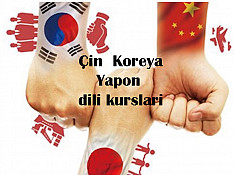 Koreya, Çin, Yapon dili kursları Bakı