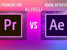 Adobe premiere After effekt kursu Баку