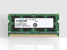 DDR3 4 GB CRUCIAL PCL 12800 MHZ SODIMM Баку