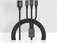 USB 3.1 DATA TRANSFER CABLE 5GB/S MICROUSB TO USB 3IN1 (MAC) Баку