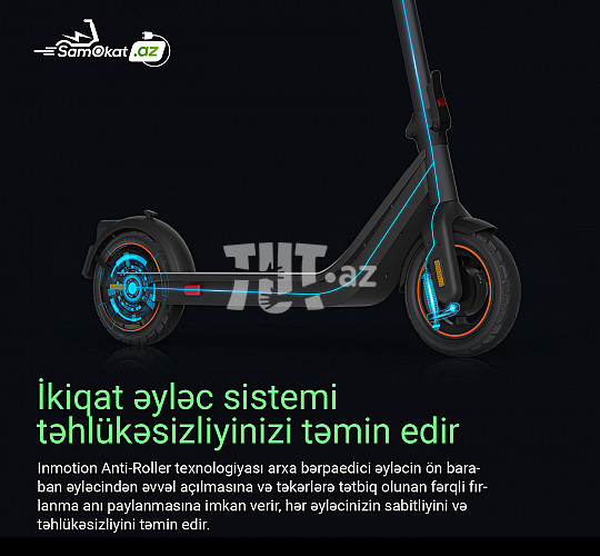 Электросамокат Segway Inmotion Air Pro, 1 070 AZN Торг возможен, Электросамокаты в Баку, Азербайджане