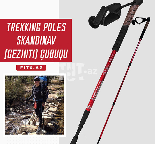 Skandinav gəzinti çubuqları (trekking poles stick) 2 ,  29 AZN , Tut.az Бесплатные Объявления в Баку, Азербайджане
