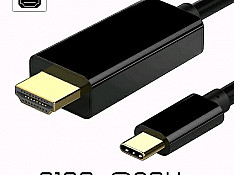 4K UHD HDMI to Type-C Kabeli 30 Hz ‹-› (30Hz) Bakı