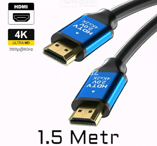 4K Ultra HDMI Cable (1.5m)Box 150 6.88 AZN Endirim mümkündür Tut.az Pulsuz Elanlar Saytı - Əmlak, Avto, İş, Geyim, Mebel