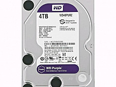 Sərt disk 4.0 TB Western Digital Purple SATA 3.5 HDD (Yeni) WD40PURX Bakı