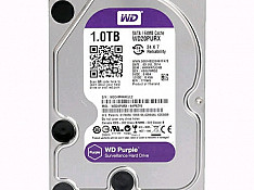 Sərt disk 1.0 TB Western Digital Purple SATA 3.5 HDD (Ref) WD10PURX Bakı