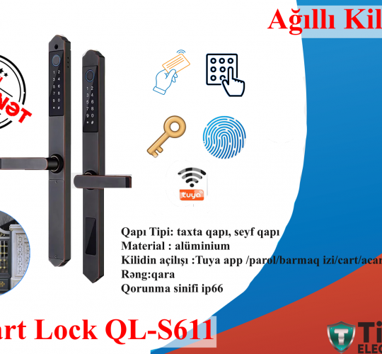 Ağıllı Kilid Smart Lock QL-S611 620 AZN Tut.az Pulsuz Elanlar Saytı - Əmlak, Avto, İş, Geyim, Mebel