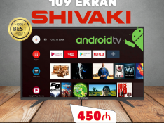 Shivaki 109 ekran smart TV Bakı