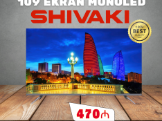 Shivaki 109 ekran Smart TV Monoled Bakı