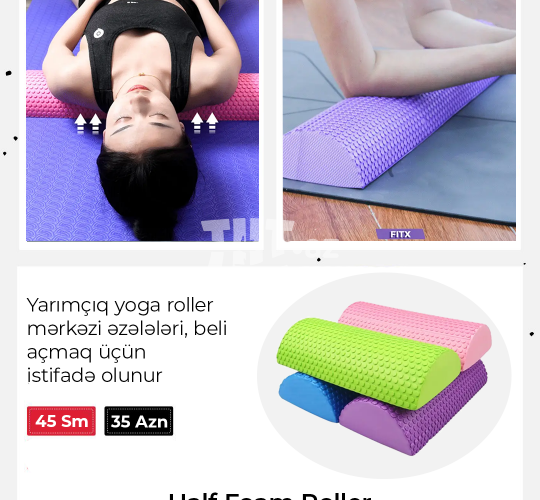 Yoga Foam Roller ,  25 AZN , Tut.az Бесплатные Объявления в Баку, Азербайджане