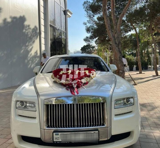 Rolls Royce Ghost White toy avtomobili icarəsi, 1 100 AZN, Bakı-da Rent a car xidmətləri
