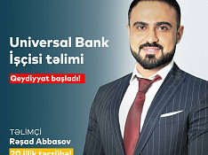 Universal Bank İşçisi təlimi Баку