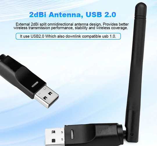 Ralink RT5370 USB WiFi Adapter ,  50 AZN , Tut.az Pulsuz Elanlar Saytı - Əmlak, Avto, İş, Geyim, Mebel