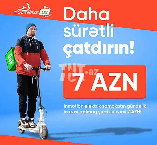Elektrik skuter icarəsi, 7 AZN, Bakı-da Rent a car xidmətləri