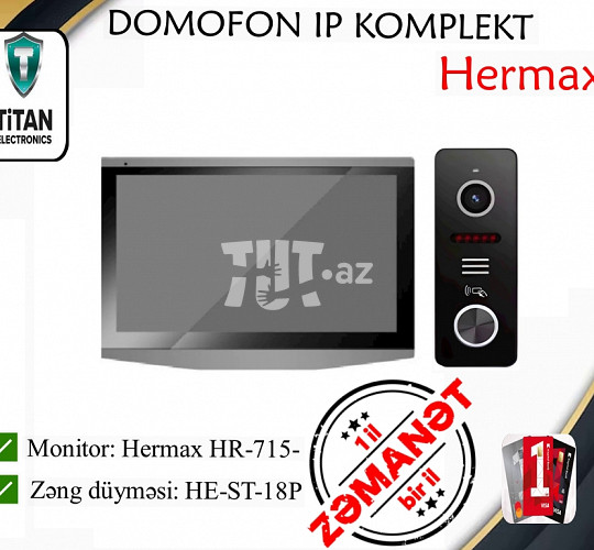 Domofon IP HERMAX ,  500 AZN , Tut.az Бесплатные Объявления в Баку, Азербайджане