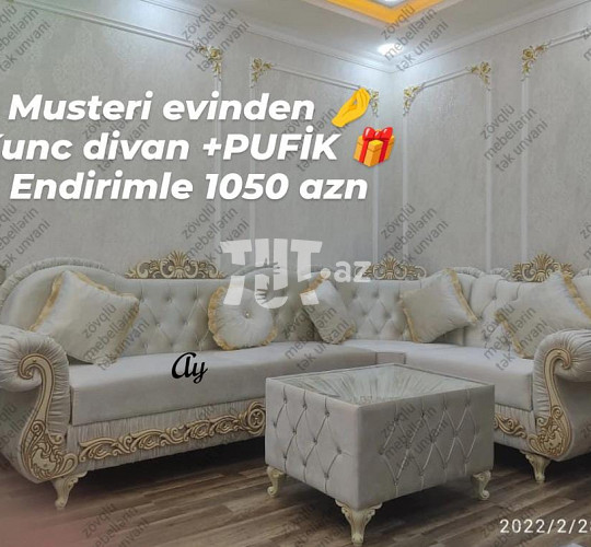 Divan, 1 050 AZN, Мягкая мебель на продажу в Баку