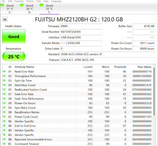 Fujitsu HDD MHZ2120BH 120GB 12 AZN Endirim mümkündür Tut.az Pulsuz Elanlar Saytı - Əmlak, Avto, İş, Geyim, Mebel