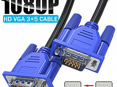 VGA Kabel 1080P 1.8 Metr Bakı
