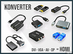 HDMI/DVI/VGA/DisplayPort çeviricilər Bakı