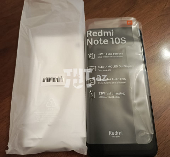 Xiaomi Redmi Note 10S, 220 AZN Endirim mümkündür, Xiaomi telefonların satışı elanları