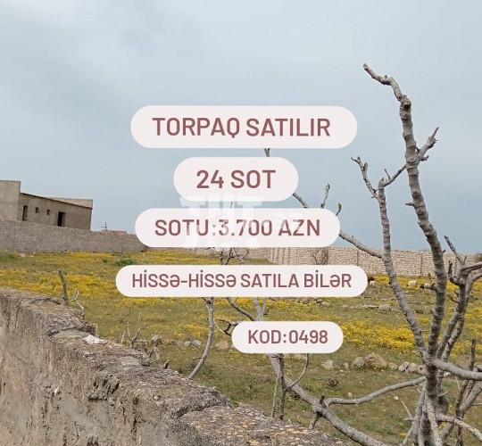 24 sot torpaq sahəsi , Maştağa qəs., 88 800 AZN Endirim mümkündür, Bakı- da Torpaq alqı-satqısı və kirayəsi