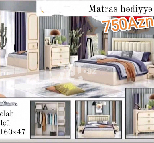 Yataq otağı mebeli 750 AZN Tut.az Бесплатные Объявления в Баку, Азербайджане