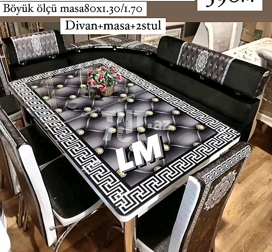 Masa dəsti, 390 AZN, Столы и Стулья в Баку на продажу