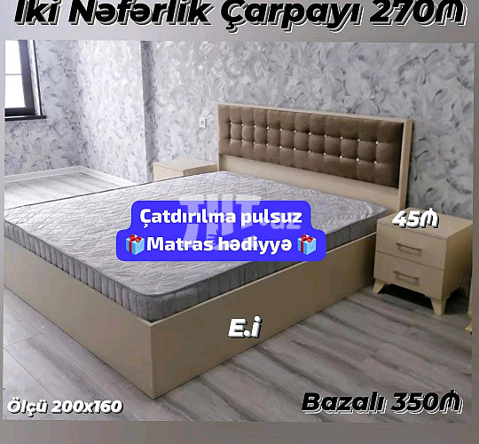 Çarpayı 259 AZN Tut.az Бесплатные Объявления в Баку, Азербайджане
