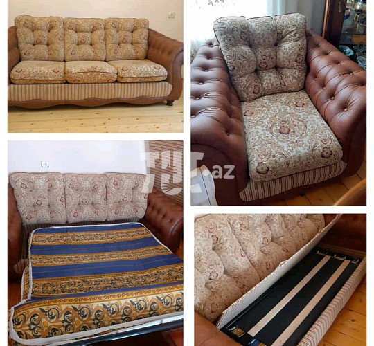 Divan dəsti, 450 AZN, Мягкая мебель на продажу в Баку