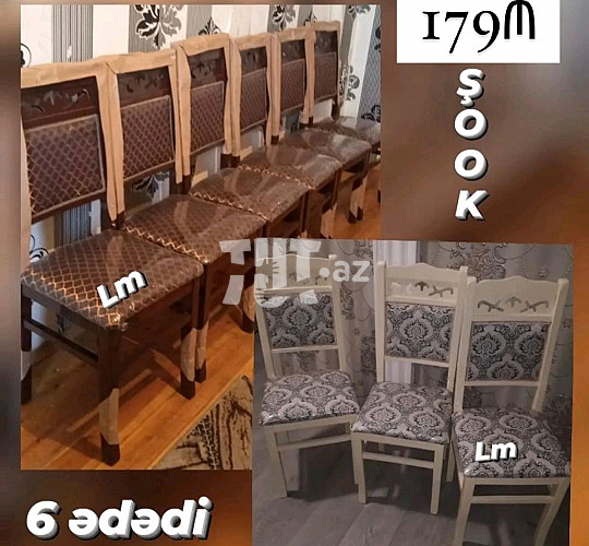Oturacaqlar, 179 AZN, Столы и Стулья в Баку на продажу