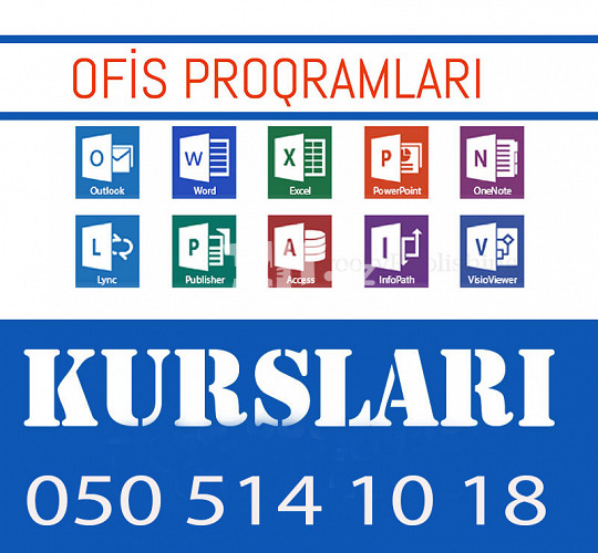 Ofis Windows, Word, Excel, Power Point dərslər 80 AZN Tut.az Бесплатные Объявления в Баку, Азербайджане
