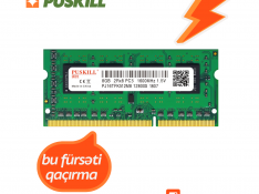 Ram 8GB DDR3 1600MHZ/1333MHZ Bakı